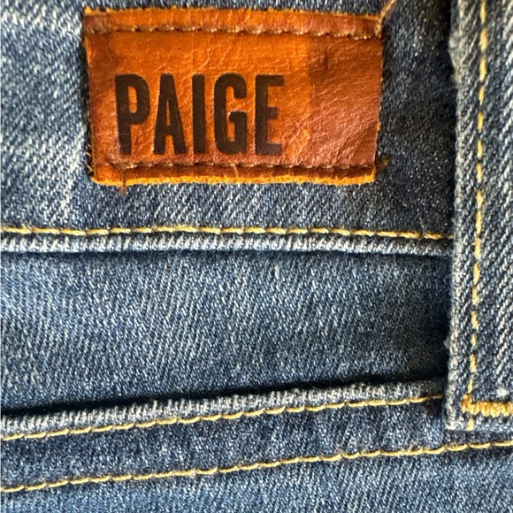PAIGE Monica Skyline Mid-Rise Ankle Peg Denim Jeans, Size 31. - Picture 8 of 13